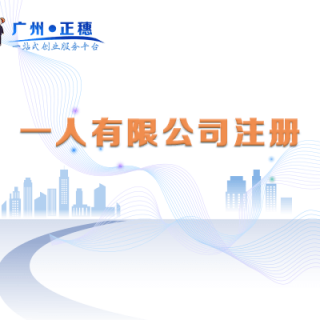 一人有限公司注冊(cè)